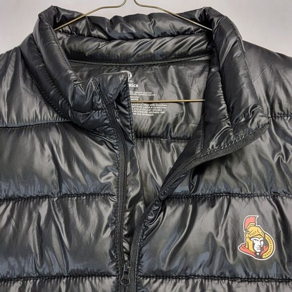 Fanatics Mens NHL Ottawa Senators Full Zip Puffer Jacket Size XL Water Resistant - Picture 5 of 16